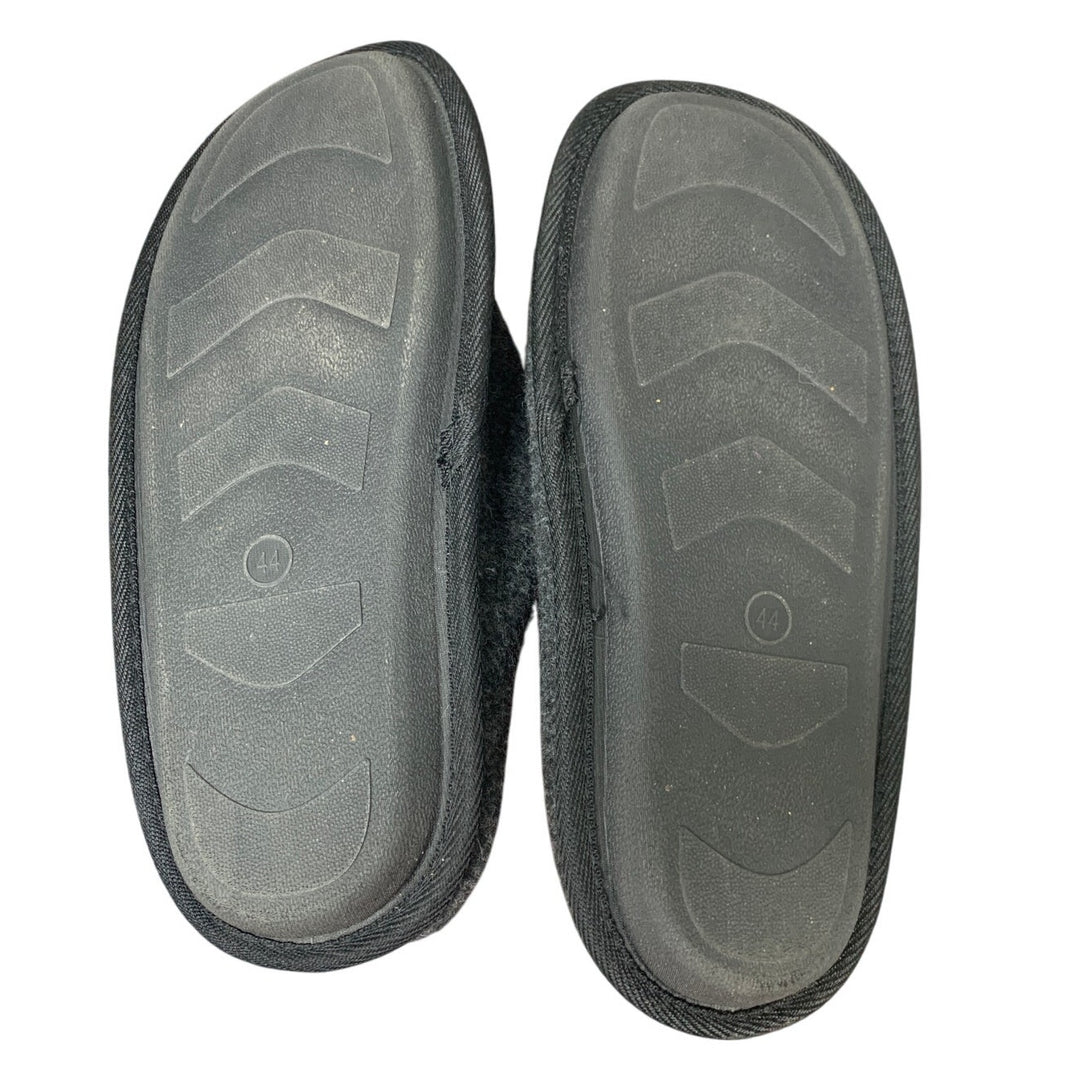 Oncai Men Size 11 Gray Soft Cotton Blend Memory Foam Slide On Mule Slipper Shoes