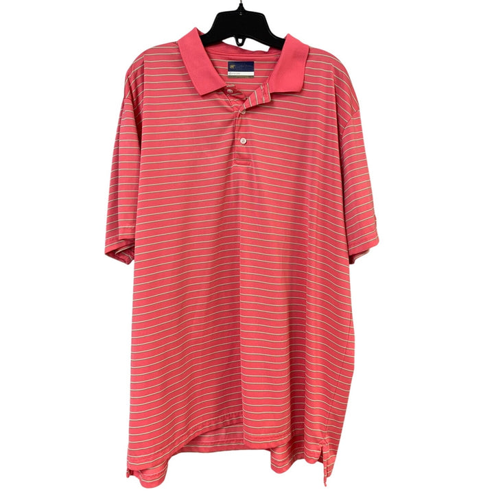 Greg Norman Jack Nicklaus Men XL Stay Dry Striped Solid Short Sleeve Polo Shirts