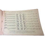 Vintage First Classics Foundation Harmony Piano Cards Sheet Music