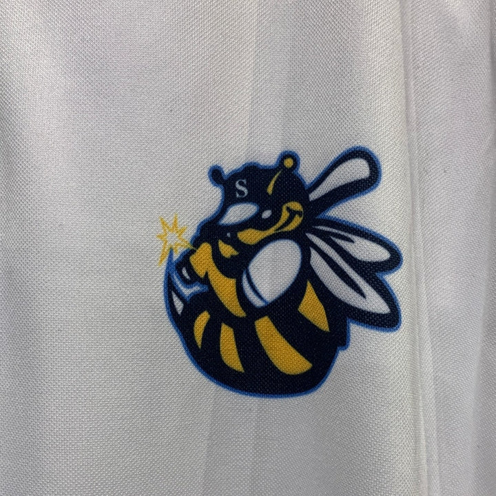 New St Louis Sting 36W Gashouse Long White Polyester Mens Baseball Sports Pants