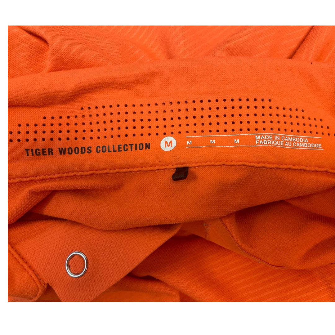 Nike Tiger Woods Collection Mens Medium Athletic Short Sleeve Collar Polo Shirt