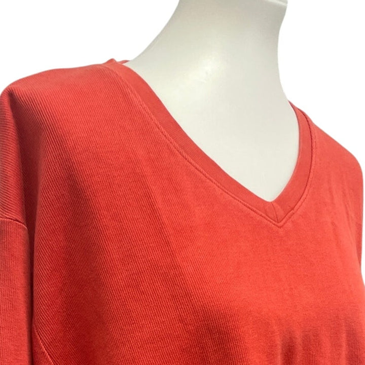 Cutter &amp; Buck Mens XXL 100% Cotton Long Sleeve V Neck Pullover Sweatshirt