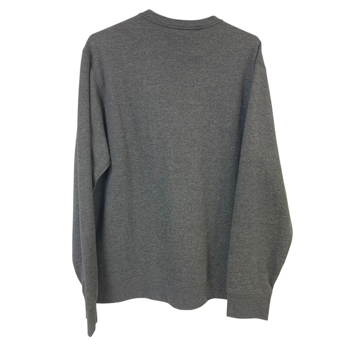 New Eddie Bauer Mens Medium Long Sleeve Camp Fleece Graphic Crew Neck Sweatshirt