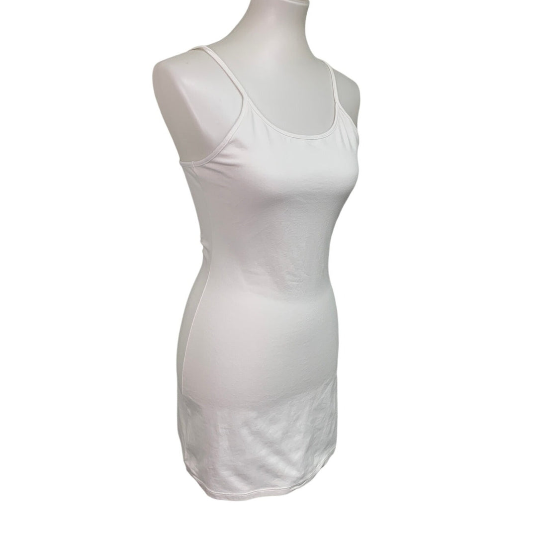 New American Eagle Womens Small White Spaghetti Strap Bodycon Mini Dress