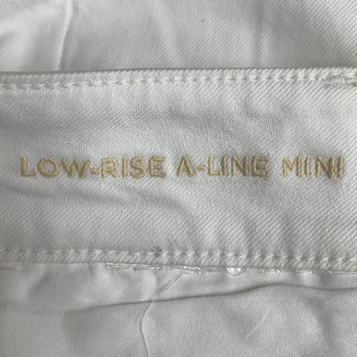 New American Eagle Womens Size 8 Comfort Stretch Low Rise ALine Mini Denim Skort