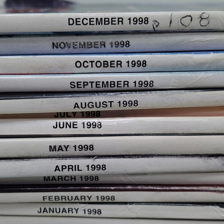 Vintage 1998 QST National Assn Amateur Radio Magazine FULL Year 12 Issues