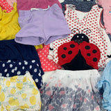 16 Baby Girls 12 Months One Pieces Outfits Shorts Tops Dresses Clothes Lot