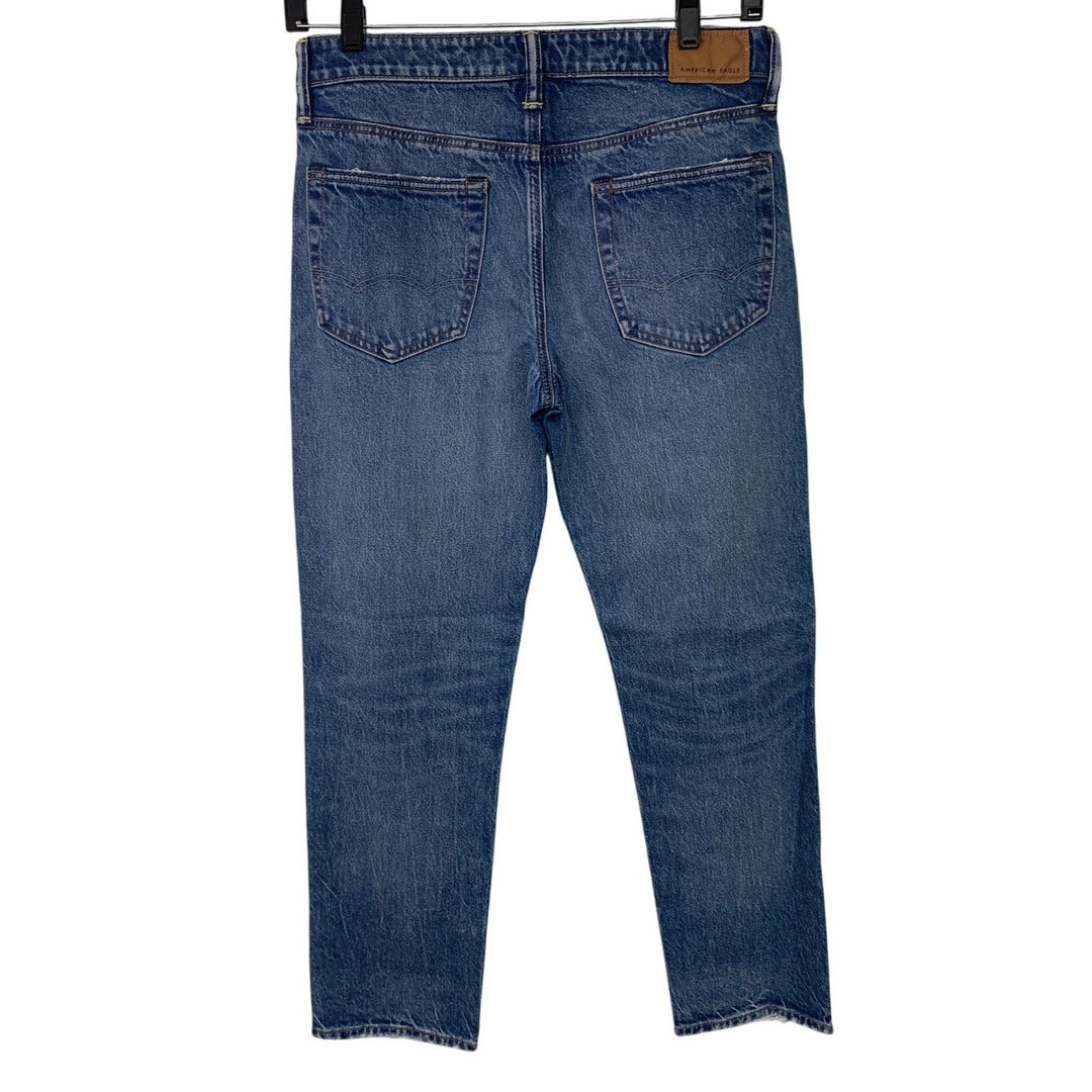 New American Eagle Womens Size 10 Cotton Blend Slim Straight Denim Blue Jeans