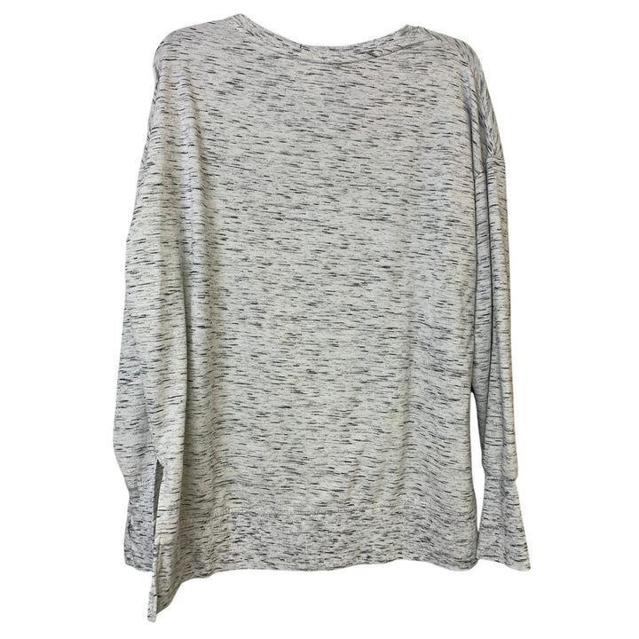 Upcycled Hand Printed Womens Large Simply Blessed Long Sleeve Light Sweatshirt