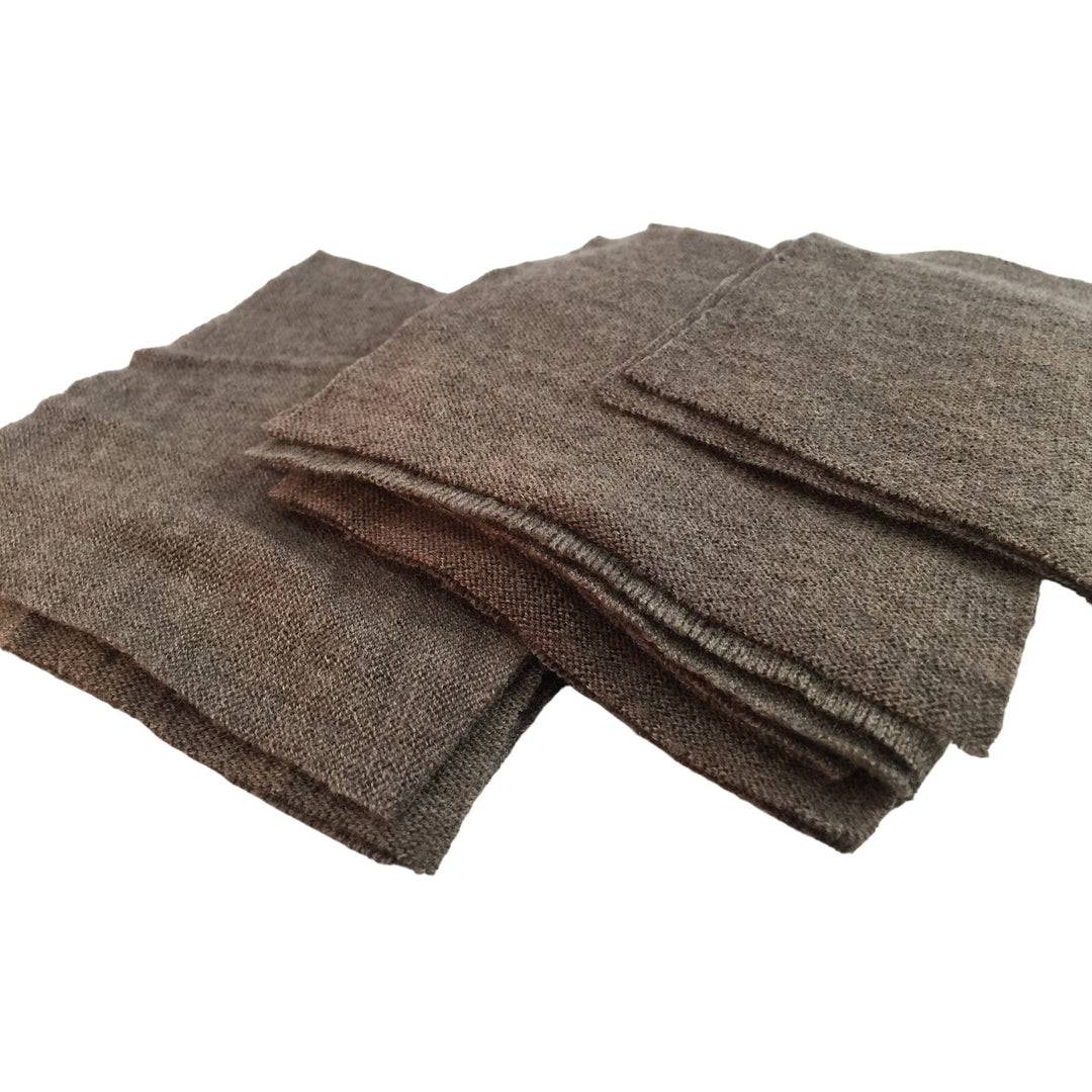 40+ 100% Extra Fine Merino Wool Machine-Cut 4" Square Knit Quilting Squares