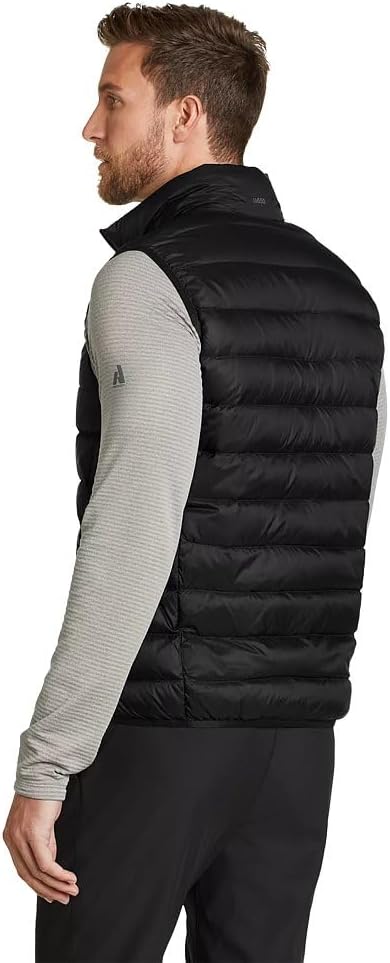 New Eddie Bauer Mens Black CirrusLite 650FP Down Zip Up Puffer Vest