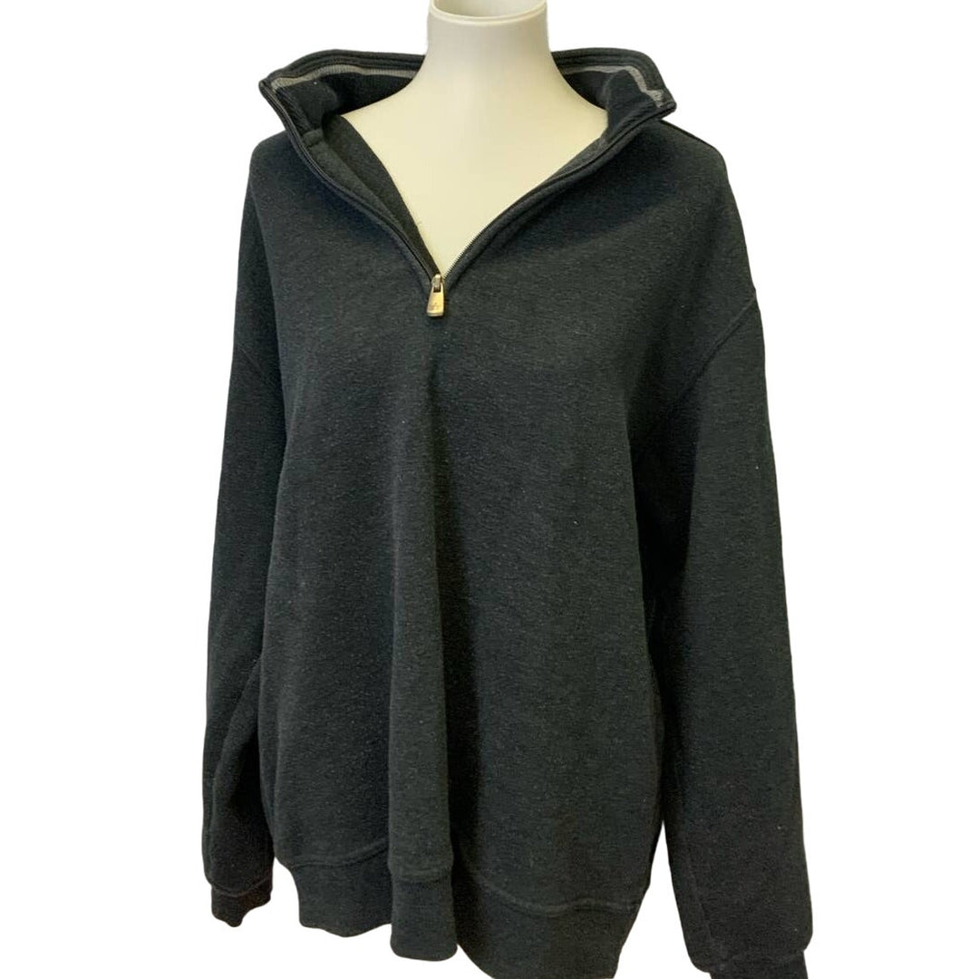 Arrow Mens XL Quarter Zip Long Sleeve Cotton Blend Pullover Knit Sweater