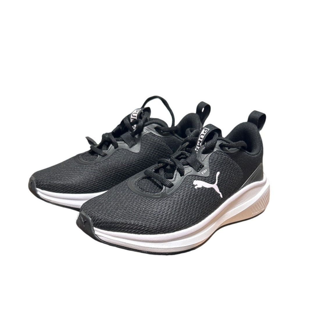 New In Box Puma Womens Size 9 Black White Lace Up Skyrocket Sneaker Shoes