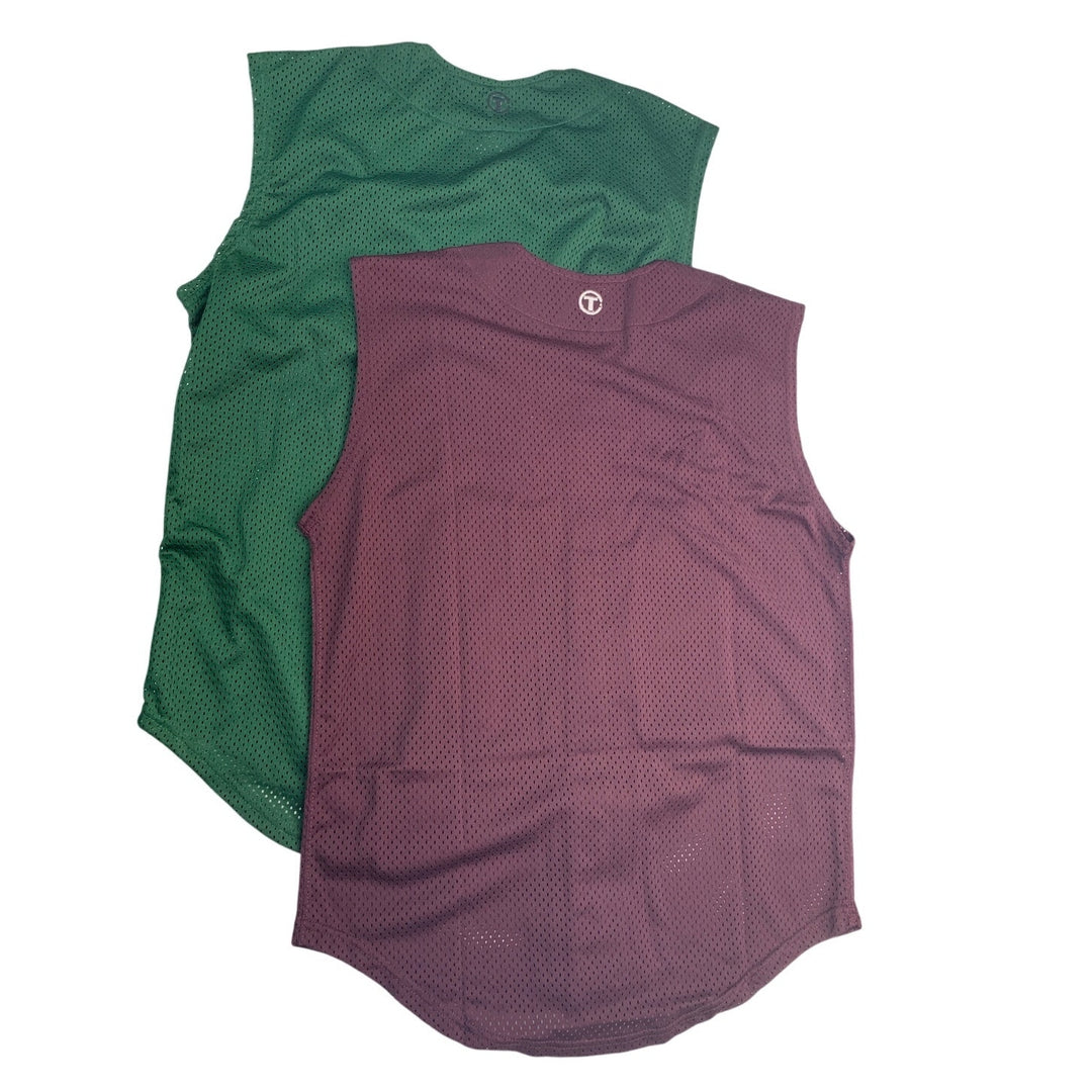 4 New Tag Team Uniform Youth Large Button Down Sport Mesh Jersey Tank Top Vests