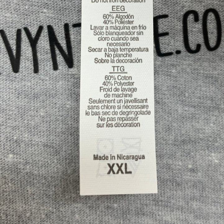 New Hand Printed Womens XXL Heathered Jesus Bible Prayer Short Sleeve Tee Shirt