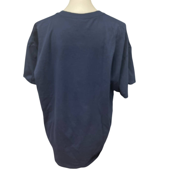 Hand Printed Upcycled XL Pleurotus Spodoleucus Oyster Mushroom Short Sleeve Tee