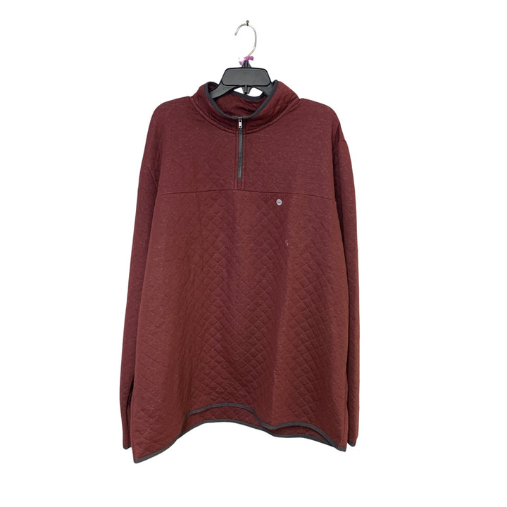 New Eddie Bauer Womens XXL Black Cherry Quarter Zip Quilted Warm Jacket