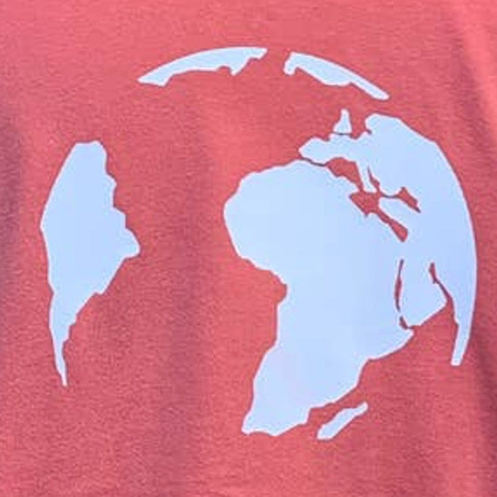 Hand Printed Upcycled Medium Saving the Planet is My Superpower Short Sleeve Tee