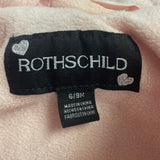 Rothschild 6-9 Months Light Pink 100% Polyester Lined Heart Puffer Coat