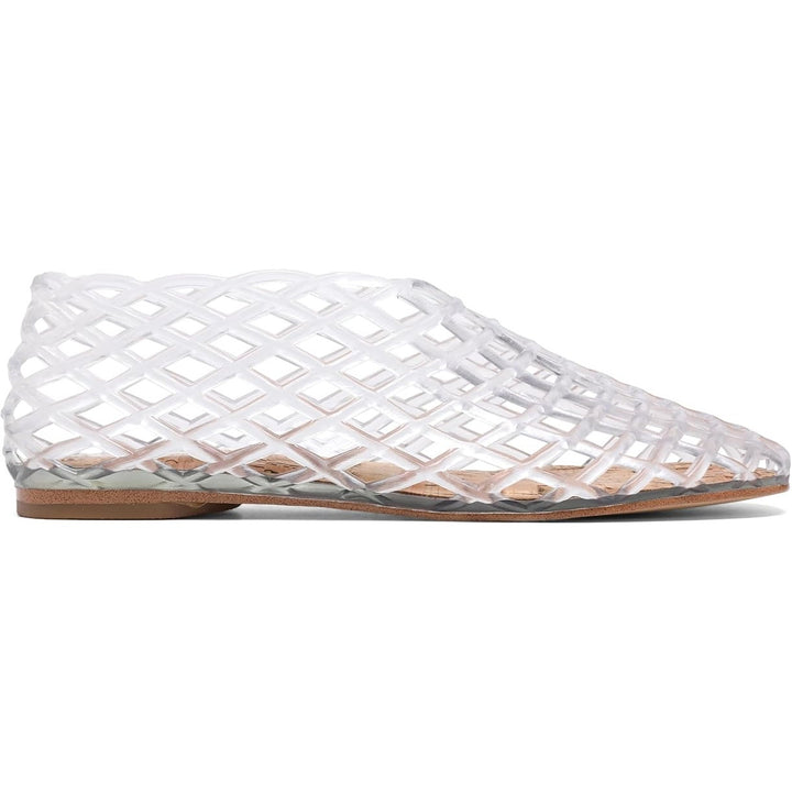 New Womens Size 10 Clear Jelly Slide On Low Heel Sandals Mesh Sandals Shoes
