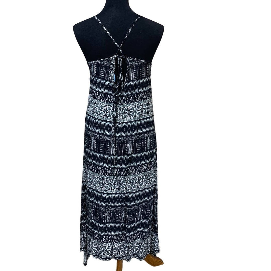 Aina Be Medium Long Handkerchief Hem Strappy Summer Beach Rayon Maxi Dress