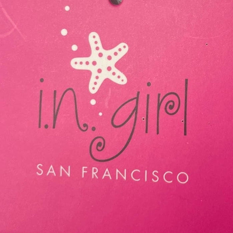 New IN Girl San Francisco Girls XL Off Shoulder Rayon Gathered Peasant Blouse