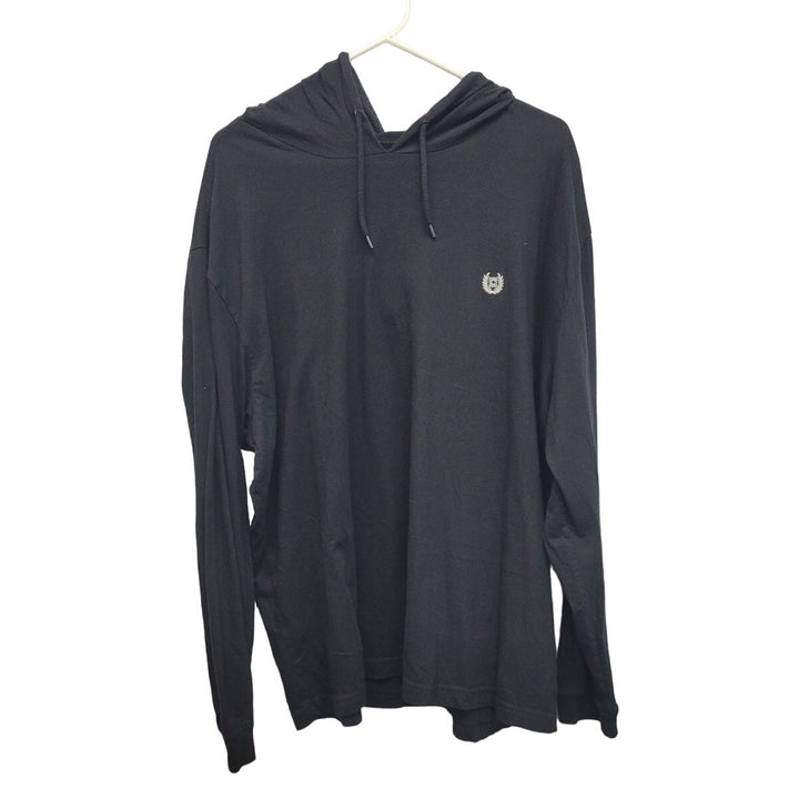 Chaps Mens XXL 100% Cotton Long Sleeve Hooded Lightweight Sweatshirt Hoodie