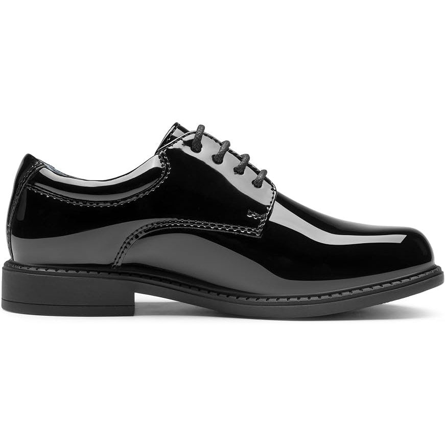 Bruno Marc Big Boys Size 6 Shiny Black Classic Lace Up Oxfords Dress Shoes