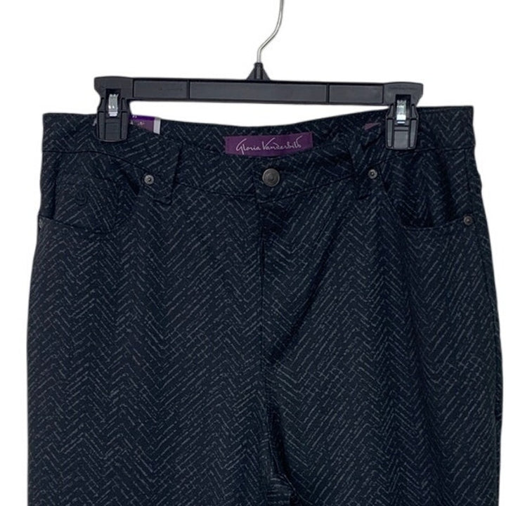 New Gloria Vanderbilt Womens Size 14 Amanda High Rise Tapered Leg Ponte Pants