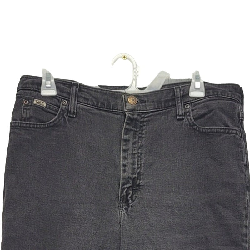 Lee Womens 12 Stretch Cotton Long Relaxed Fit Straight Leg Denim Jeans w Pockets