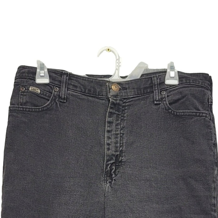 Lee Womens 12 Stretch Cotton Long Relaxed Fit Straight Leg Denim Jeans w Pockets