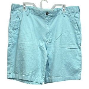 George Mens 38 Stretch Cotton Light Blue Long Board Golf Shorts