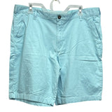 George Mens 38 Stretch Cotton Light Blue Long Board Golf Shorts