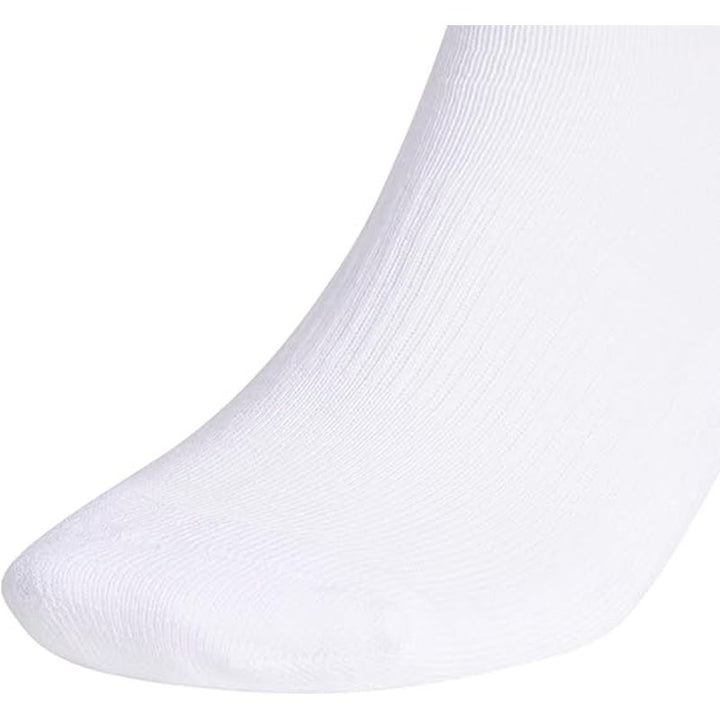 New 6 Pair Adidas Mens Large (8-12) Athletic Cushioned Crew Cut Socks