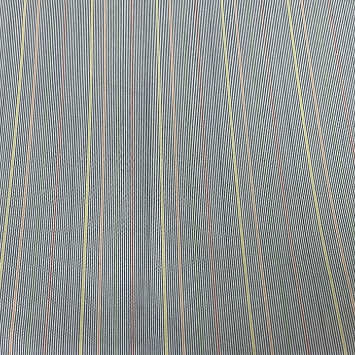 3yds Cotton Pink Blue Pastel Pin Stripe Craft Sewing Quilting Fabric Remnant