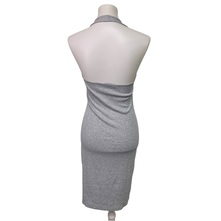 New Ambiance Womens Small Stretchy Body Con Cotton Rayon Backless Dress