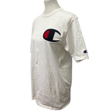 Champion Mens Large 100% Cotton Logo Patch Short Sleeve Crew Neck Tee Shirt
