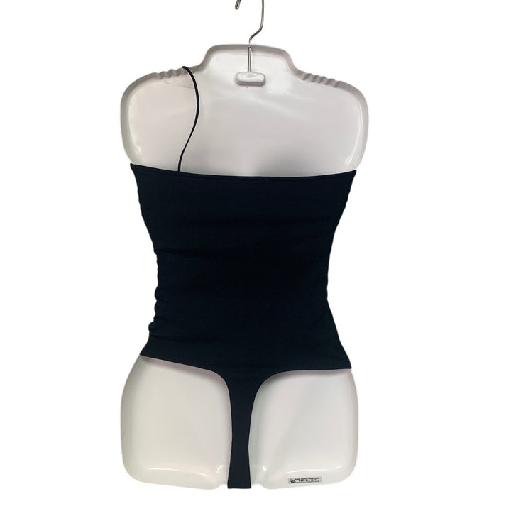 New American Eagle Womens Medium Black One Strap Snap Closure One Piece Bodysuit