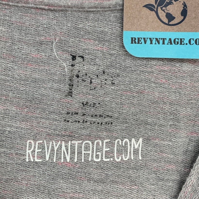 Upcycled Hand Printed Womens Medium Halloween Witch Please Long Sleeve Tee Shirt