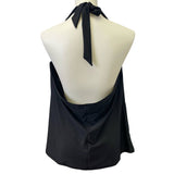 Catalina Womens Plus Size 2X Geometric Neck Tie Swimming Swimwear Top ONLY