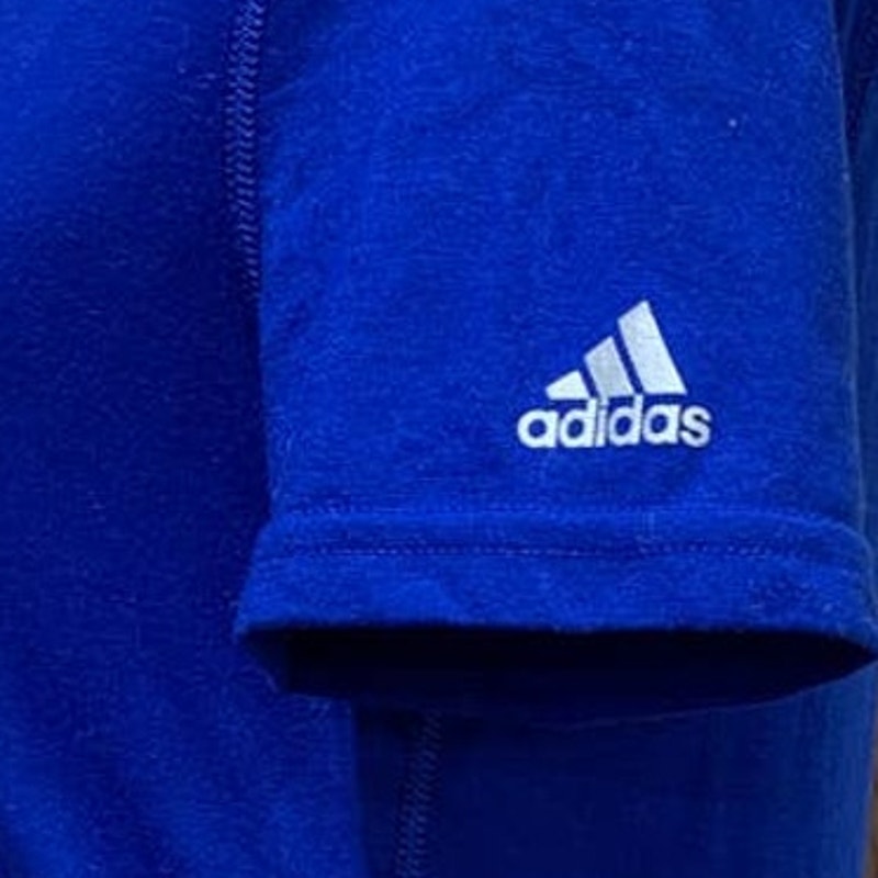 Adidas Womens Small NHL St Louis Blues Ultimate 100% Polyester V-Neck Ladies Tee
