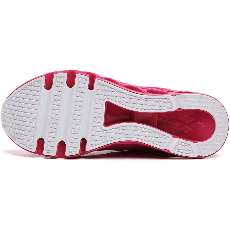 New Tsiodfo Womens Size 11 Hot Pink Lace Up Sport Running Walking Athletic Shoes