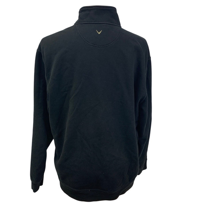 Callaway Golf Mens XXL 1/4 Zip Long Sleeve PolyCotton Pullover Sweatshirt Shirt