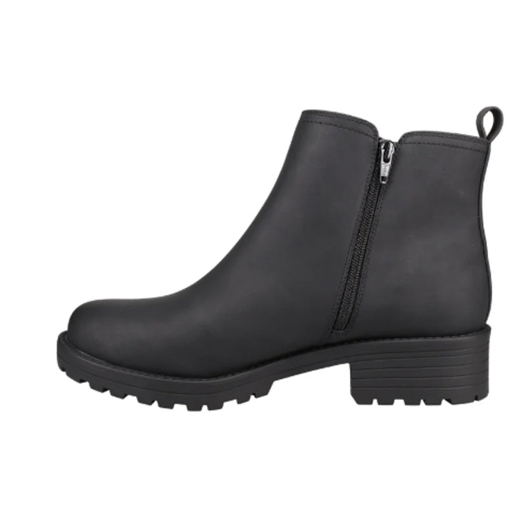 New In Box Buffalo Womens Size 7.5 Black Water Repellant Faux Leather Anna Boots