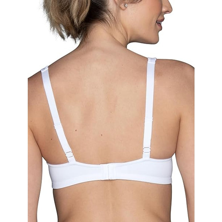 New Vanity Fair Womens White 36B 2-Way Convertible Strap Full Coverage Bra