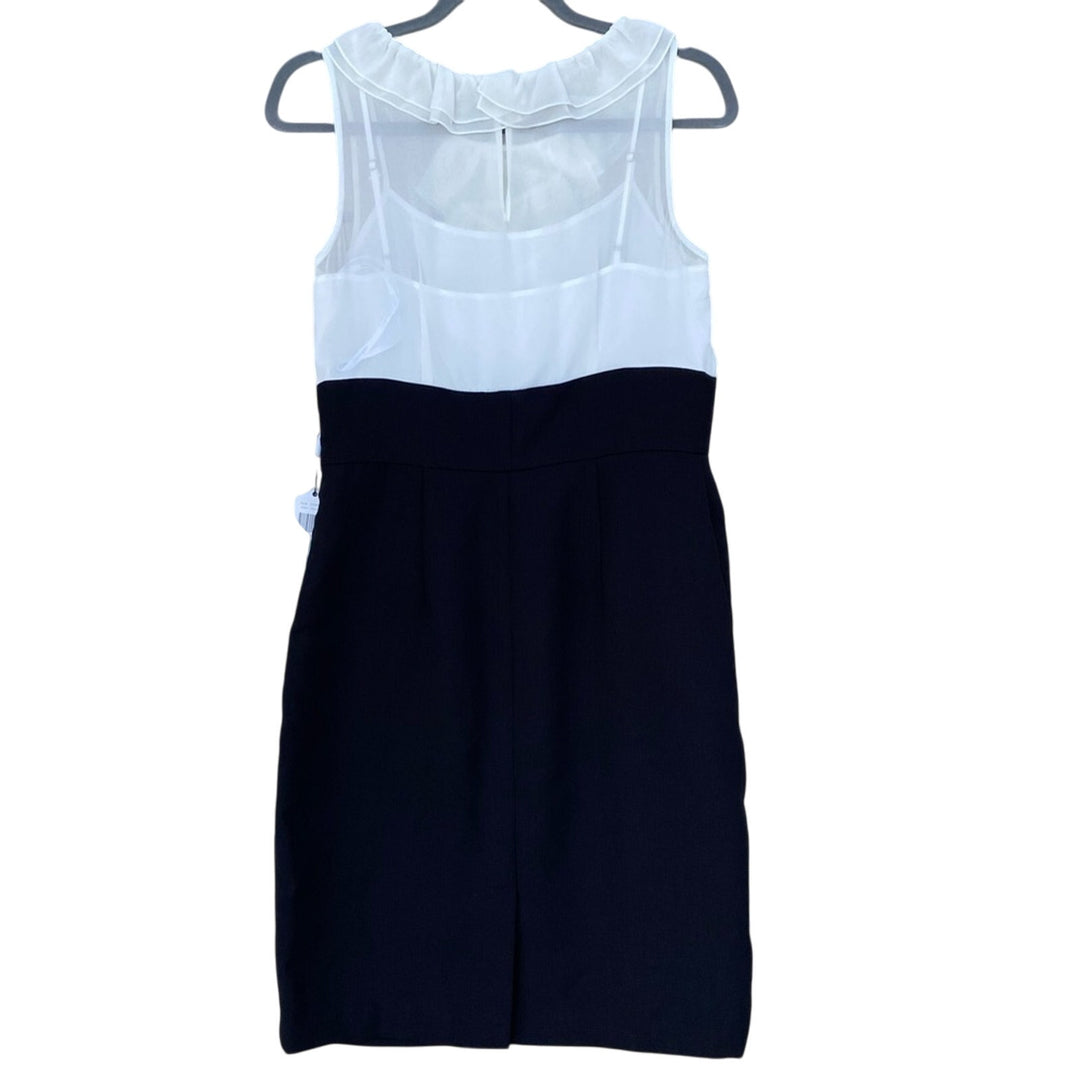 NWT New Calvin Klein Womens Size 8 100% Polyester Sleeveless Lined Sheath Dress