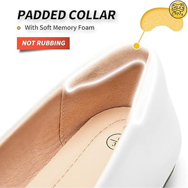 New Babudog Womens Szie 11 White Black Gold Chain Pointy Toe Slide On Flat Shoes