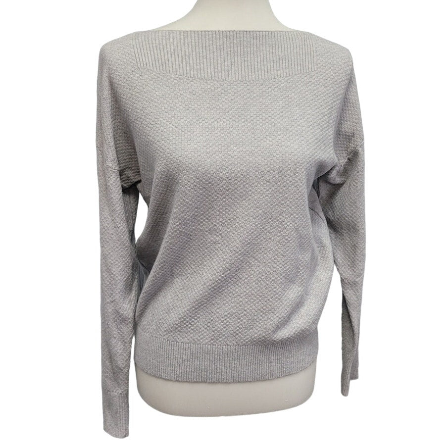 Peyton Primrose Womens Medium PolyNylon Rayon Long Sleeve Boat Neck Sweater