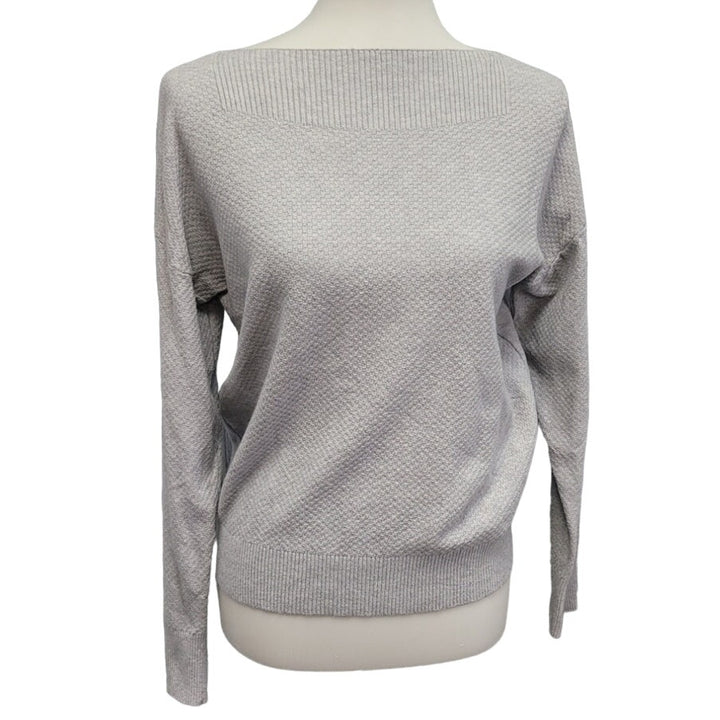 Peyton Primrose Womens Medium PolyNylon Rayon Long Sleeve Boat Neck Sweater