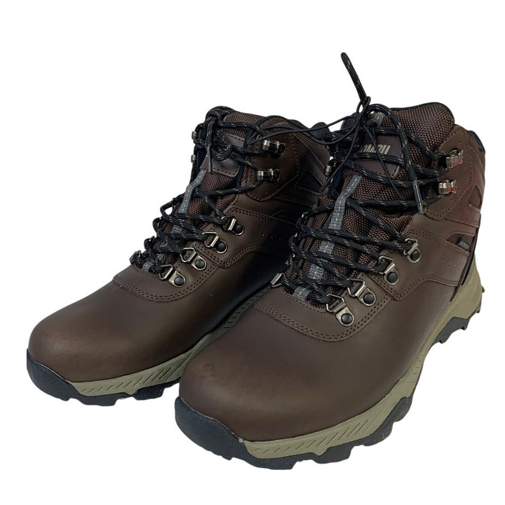 Khombu Mens Size 12 Brown Kenny Boots Lace Up Round Toe Waterproof Hiker Shoes